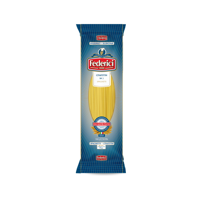 Federici №3 Spaghetti (Спагетти), 400г