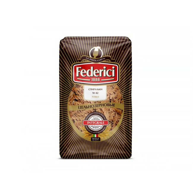 Federici №42 Fusilli whole-grain, 400g