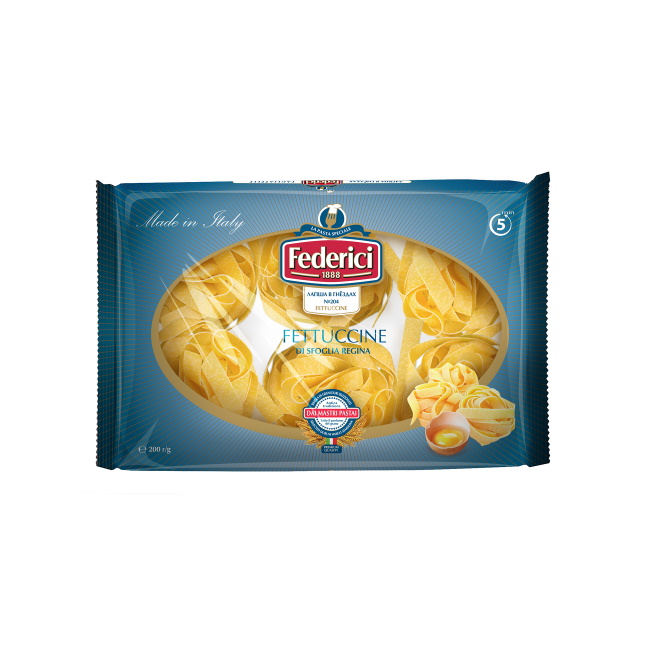 Federici №204 Fettuccine (Фетучини), лапша яичная в гнездах, 200г