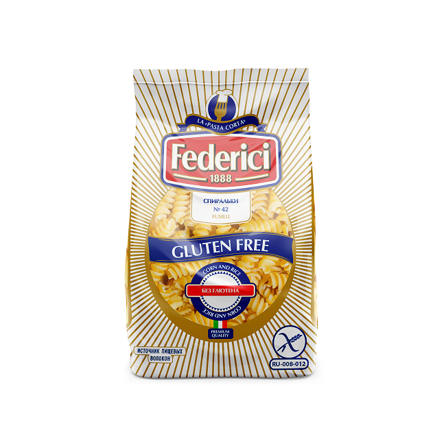 Federici №42 Fusilli gluten-free from Corn and Rice, 400g