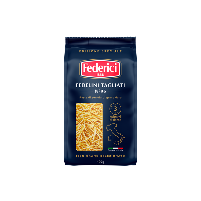 Federici №96 Fedelini tagliate (Феделини тальяти) Вермишель, 400 гр