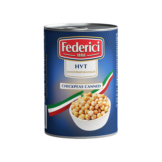 Federici Chickpeas canned, 425ml